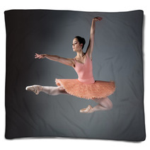 Female Ballet Dancer Blankets 53801548