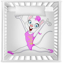 Female Gymnast Cat Nursery Decor 43133845