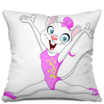Female Gymnast Cat Pillows 43133845