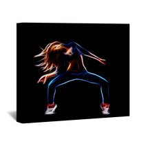 Female Hip Hop Dancer Wall Art 65232237
