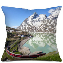 Ferrovia Retica - Passo Del Bernina (CH) Pillows 66650229