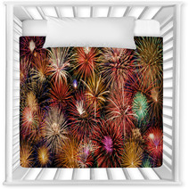 Festive And Colorful Fireworks Display Nursery Decor 58649308