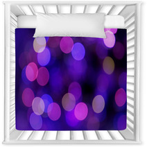 Festive Blue And Purple Background With Boke Nursery Decor 64712642