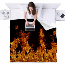 Feuer, Flamme Hintergrund Blankets 23187251