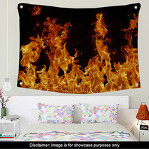 Feuer Hintergrund Wall Art 24039631