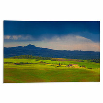 Fields And Hills Shined With Sunset Sun Rugs 68284108