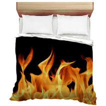 Fiery Orange Flames Bedding 282771