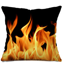 Fiery Orange Flames Pillows 282771