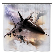 Fighter Jets In Action Bath Decor 47782666