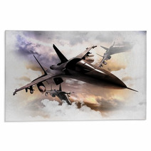 Fighter Jets In Action Rugs 47782666