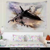 Fighter Jets In Action Wall Art 47782666