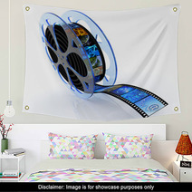 Film Reel With Images Wall Art 44753816