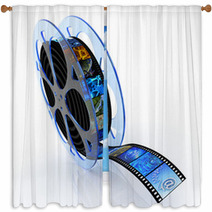 Film Reel With Images Window Curtains 44753816