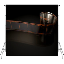 Film Strip Curled Backdrops 86250648