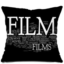 Film Word Cloud Pillows 16530293