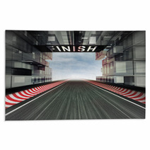 Finish Panel Above Racetrack In Modern City Space Rugs 51081539