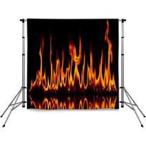 Fire And Flames Backdrops 35199174