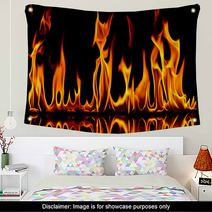 Fire And Flames Wall Art 35199202