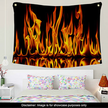 Fire And Flames Wall Art 35199214