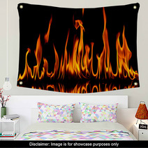 Fire And Flames Wall Art 35199232