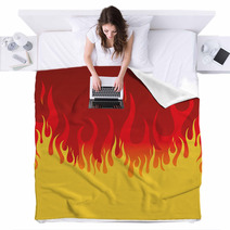 Fire Background Blankets 16128398