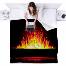 Fire Background Blankets 21999013