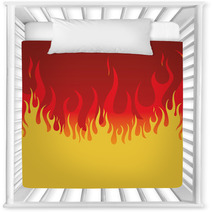 Fire Background Nursery Decor 16128398