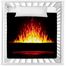 Fire Background Nursery Decor 21999013