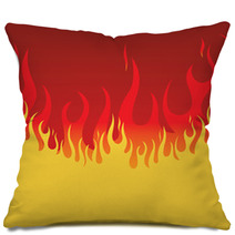 Fire Background Pillows 16128398