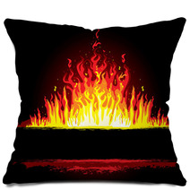 Fire Background Pillows 21999013