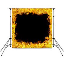Fire Border With Flames Backdrops 38348092