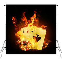 Fire Cards Backdrops 13136919