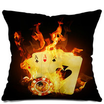 Fire Cards Pillows 13136919