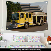  Fire Department Pumper Rescue Truck. Wall Art 3783538