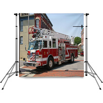 Fire Engine Backdrops 38417100