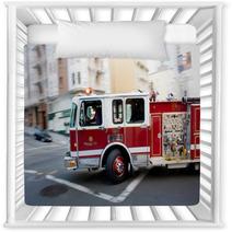 Fire Engine In A Big City Nursery Decor 7251382
