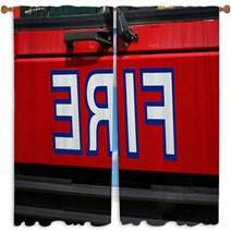 Fire Engine Window Curtains 3765648