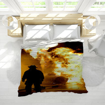 Fire Fighter And Flames Bedding 7005525