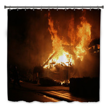 Fire In House Bath Decor 61441989