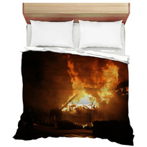 Fire In House Bedding 61441989