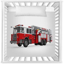 Fire Rescue Truck Nursery Decor 55137244
