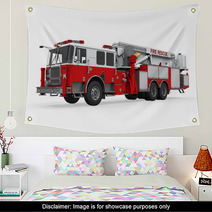 Fire Rescue Truck Wall Art 55137244