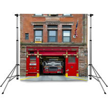 Fire Station In Manhattan Backdrops 26230689