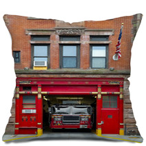 Fire Station In Manhattan Pillows 26230689