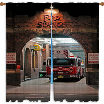 Fire Station Window Curtains 1839764