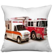 Fire Truck And Ambulance Pillows 46913633