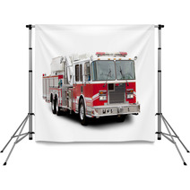 Fire Truck Backdrops 12336097