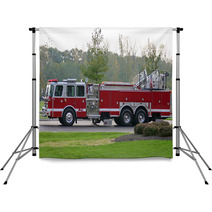 Fire Truck Backdrops 1508101