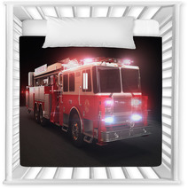 Fire Truck With Lights Nursery Decor 45222176