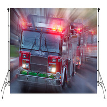 Fire Trucks Backdrops 22655128